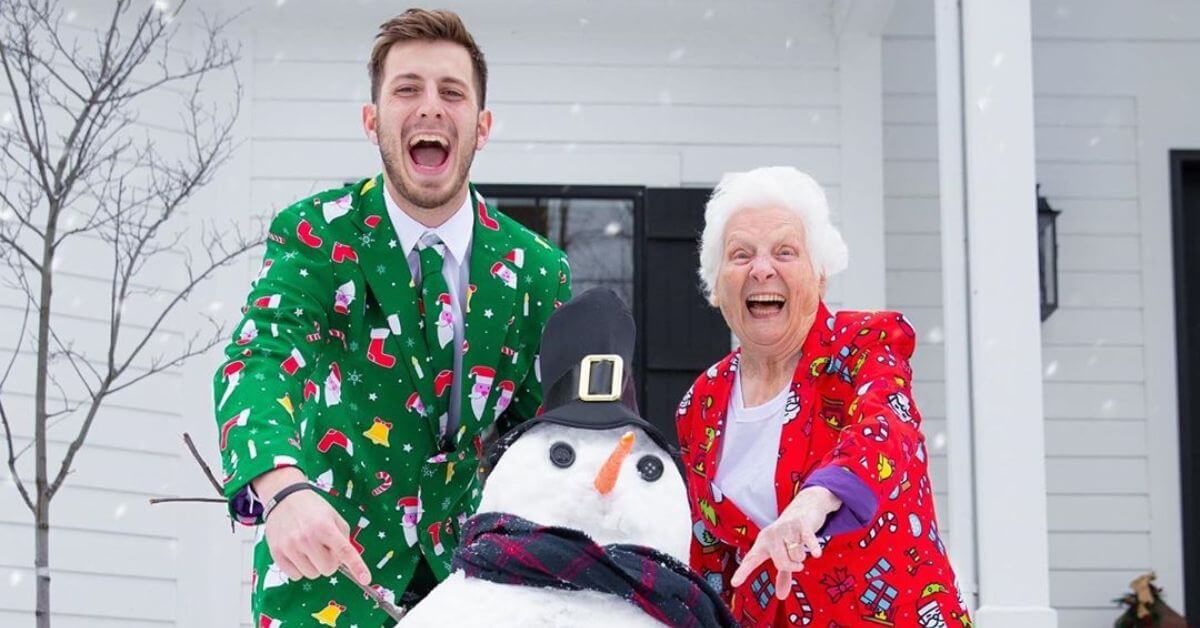 The relationship between YouTube star Ross Smith and his grandma is