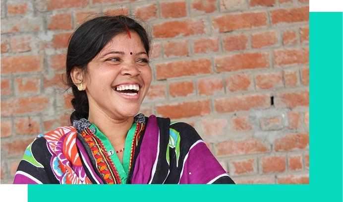 “Earlier, I cleaned toilets in 20 houses every day. It was so awful I didn’t feel like eating. HelpUsGreen has given me and my children a new birth” — Saroj  , Flowercycler® — HelpUsGreen employs about 80 women at its Kanpur facility and provides them with benefits such as provident funds, health insurance and transport to and from work.