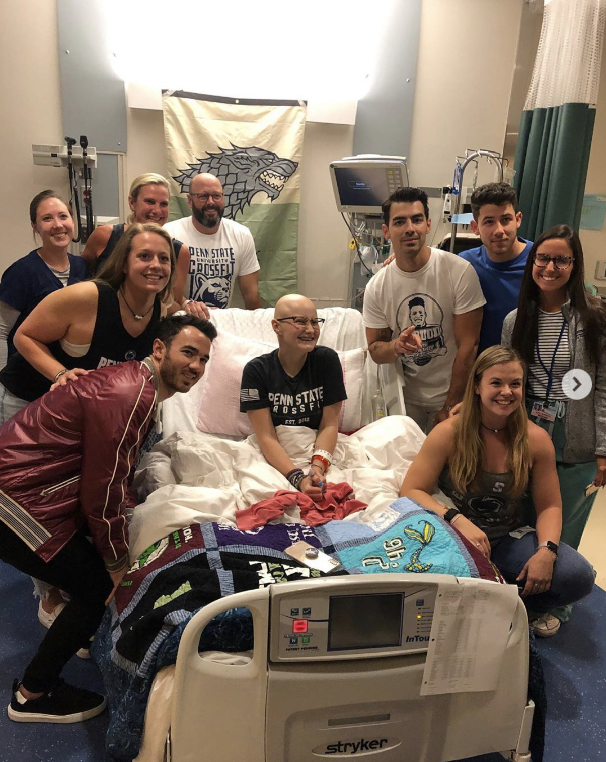“YOU made my crappy chemo session into something incredibly special and unforgettable. Literally made my life.”